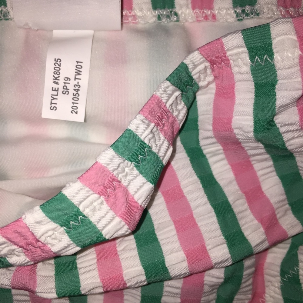 J. Crew Lowrider Bikini Bottoms Seersucker Stripe - Picture 7 of 9